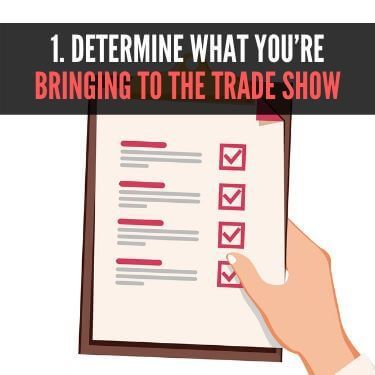 Determine What You’re Bringing to the Trade Show