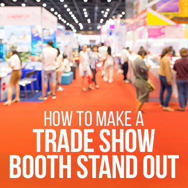 how to make a trade show booth stand out showing main aisle of a trade show